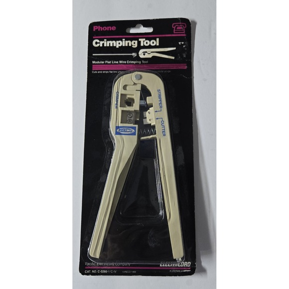 Electricord Other - Electricord Phone Crimping Tool Modular Flat Line Wire Stripper Cutter